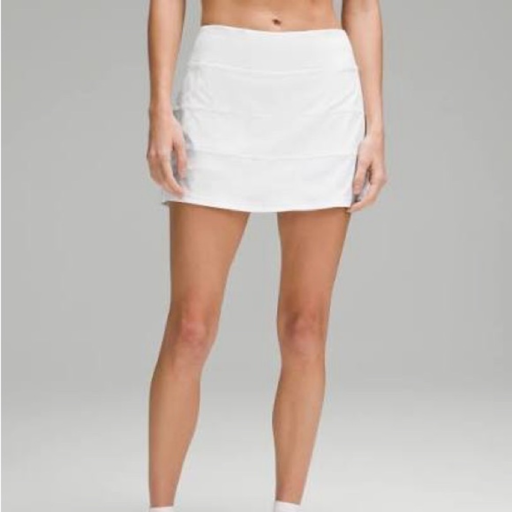 NWT Lululemon Pace Rival Skirt White size 2